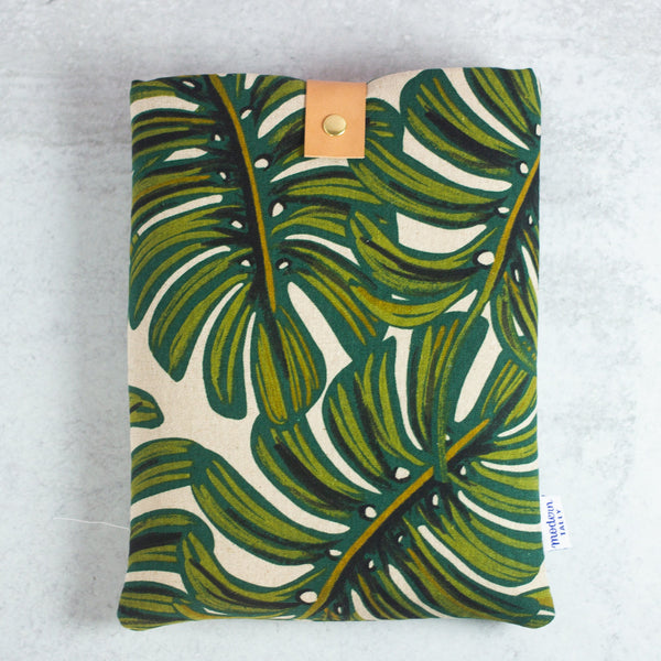 Monstera Book Sleeve - Modern Tally - Book Sleeve